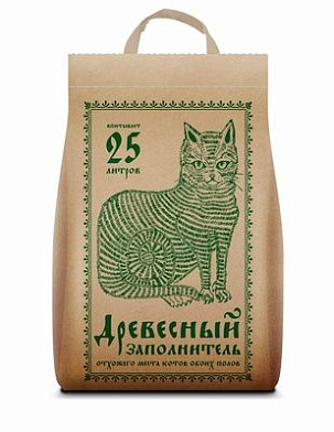 Pi-Pi-Bent древесный наполнитель для кошек бумажный пакет