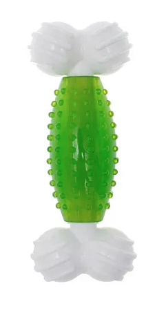 Купить canineclean игрушка для собак Косточка с ароматом мяты, нейлон/синтетическая резина, зеленая