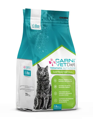 CARNI Vet Diet Cat Gastrointestinal диетический сухой корм для кошек при расстройствах ЖКТ
