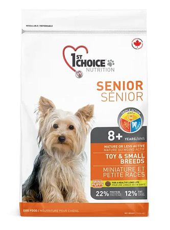 Купить 1st choice senior toy & small breeds сухой корм для пожилых собак декоративных и мелких пород с курицей