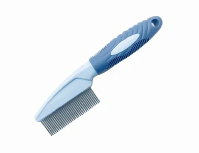 PET STAR Расческа для собак и кошек с частыми металлическими зубьями