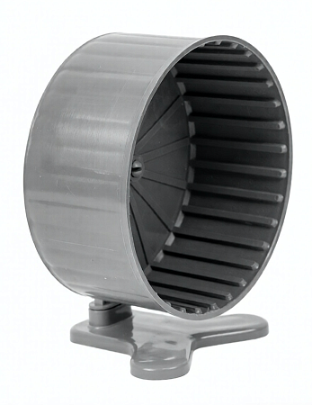 Купить homepet игрушка колесо пластиковое для грызунов полузакрытое с подставкой серое