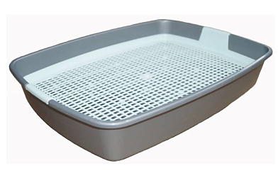 Сибирская кошка Туалет Мяус для кошек с сеткой высокие ножки