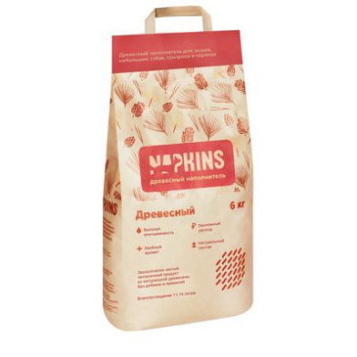 NAPKINS наполнитель для кошек древесный