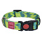 Tappi Эвэйк амуниция ошейник из стропы для собак, зеленая