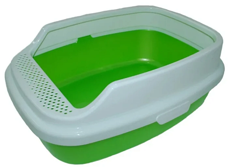Купить homecat deluxe туалет для кошек с бортиком зеленый перламутр