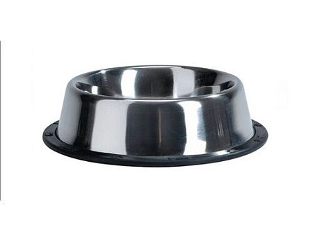 Купить homepet anti skid миска металлическая для собак и кошек на резинке