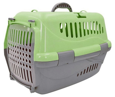 Homepet переноска для собак и кошек зеленая