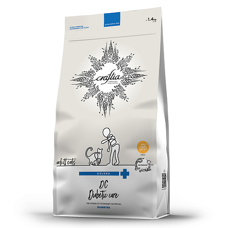 Купить craftia galena cat diabetic care сухой корм для взрослых кошек при сахарном диабете