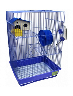 №1 клетка для хомяков 3-этажная укомплектованная