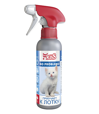 Купить ms.kiss спрей no problems "приучает к лотку" для кошек