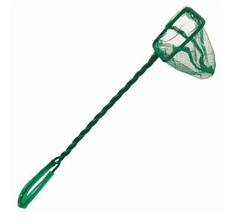 Купить Тритон Сачок зеленый с ручкой