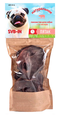 SVB-IN лакомство для взрослых собак всех пород, носы свиные запеченные