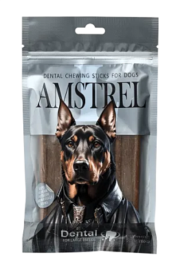 Amstrel Dental жевательное лакомство для собак крупных пород