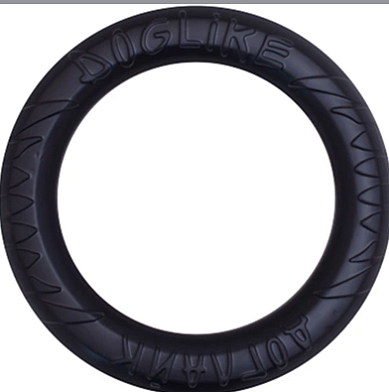 Doglike Игрушка для собак Кольцо восьмигранное усиленное черное