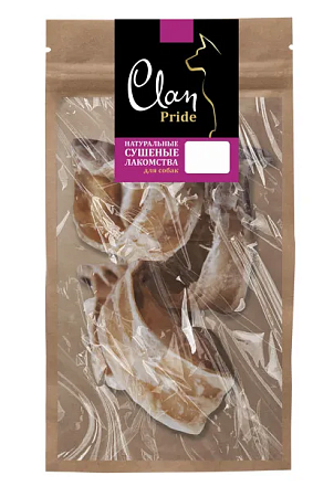 Купить clan pride лакомство для собак сушеное "Трахея говяжья" колечки