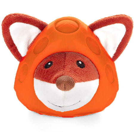 Купить triol игрушка для собак Лиса в броне оранжевая