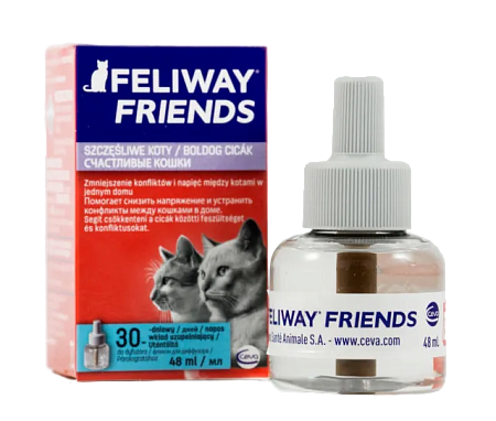 Купить feliway friends флакон для диффузора для коррекции поведения кошек