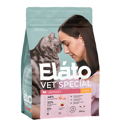 Купить elato holistic vet special urinary сухой корм для кошек с курицей
