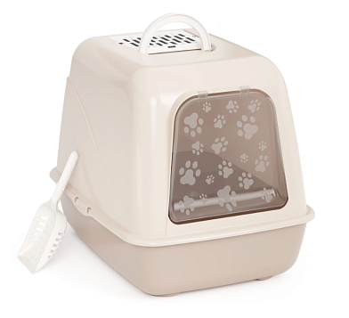 ALTA Юта туалет для кошек закрытый бежевый