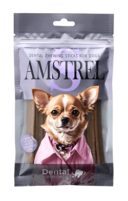 Amstrel Dental жевательное лакомство для собак мелких пород