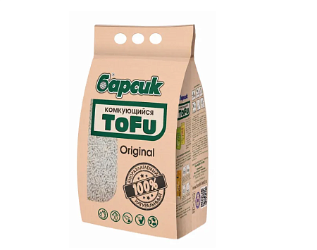 Купить Барсик tofu original наполнитель для кошек комкующийся