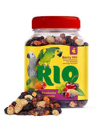 Купить Рио Ягодная смесь лакомство для средних и крупных попугаев