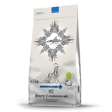 Купить craftia galena dog recovery&convalescence care сухой корм для взрослых собак всех пород поддержка в период восстановления и реабилитации