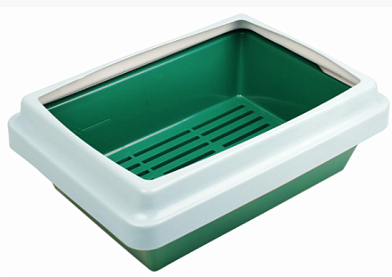 Сибирская кошка Туалет с бортиком для кошек