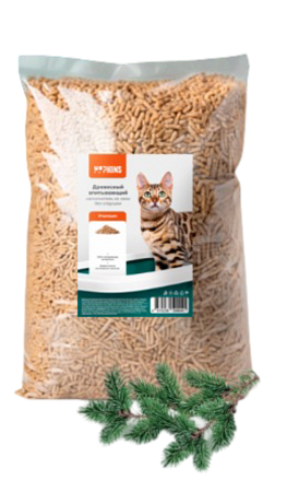 Купить napkins Древесный впитывающий наполнитель для кошек с ароматом хвои, 100% натуральный, premium forest, без пыли