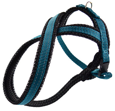ZOOexpress Fresh Line шлейка для собак X-образная, морская волна