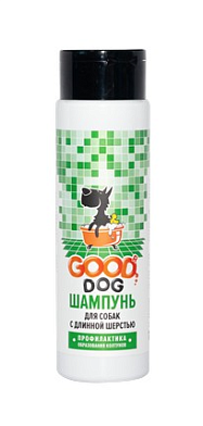 GOOD DOG Шампунь для собак с длинной шерстью, профилактика образования колтунов