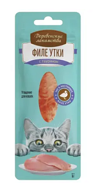 Деревенские лакомства для кошек филе утки нежное
