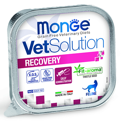 Monge VetSolution Cat Recovery Диетический корм для кошек при восстановлении питания в период выздоровления (ламистер)