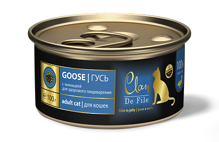 Купить clan de file консервы для кошек (гусь)