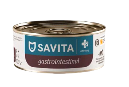 Купить savita vet gastrointestinal консервы для взрослых кошек при расстройствах пищеварения