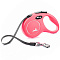 Flexi рулетка-ремень для собак, красная ,New Classic 