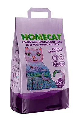 Homecat комкующийся наполнитель