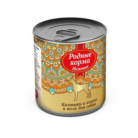 Купить Родные корма Нежные консервы калтыки и языки в желе для собак