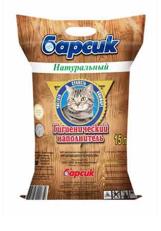 Купить Барсик наполнитель для кошек впитывающий древесный
