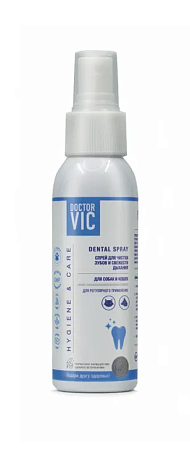 Купить doctor vic hygiene and care Спрей для чистки зубов и свежести дыхания для собак и кошек	