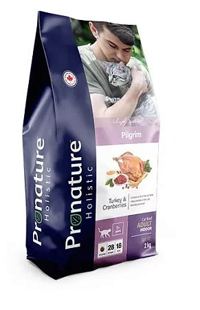 Купить pronature holistic pilgrim сухой корм для взрослых кошек, с индейкой и клюквой 