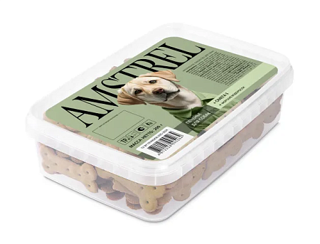 Купить amstrel лакомство для собак печенье с Омега-3 и морскими водорослями