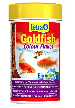 Купить tetragoldfish colour корм для золотых рыб в хлопьях для улучшения окраса