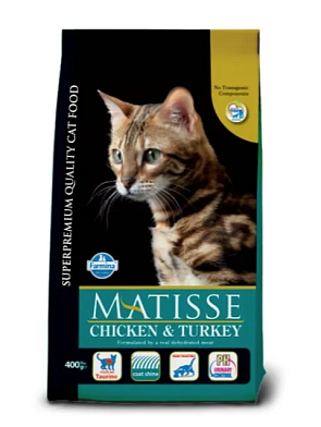 Farmina Matisse Chicken & Turkey сухой корм для взрослых кошек с курицей и индейкой