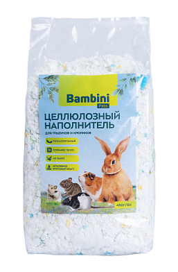 Bambini Pets Целлюлозный наполнитель для грызунов и кроликов
