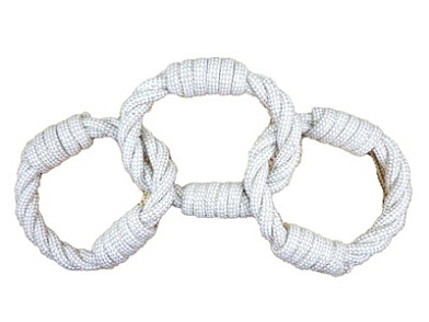 BOW WOW веревочная игрушка 3 кольца