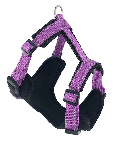 Купить zooexpress fresh line шлейка для собак, сиреневая