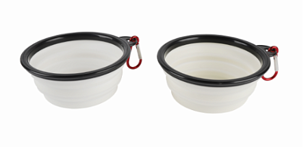 Купить kitty city миска складная силиконовая для собак и кошек, белая