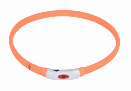 Купить wogy ошейник влагостойкий, изменяемой длины для собак, оранжевый